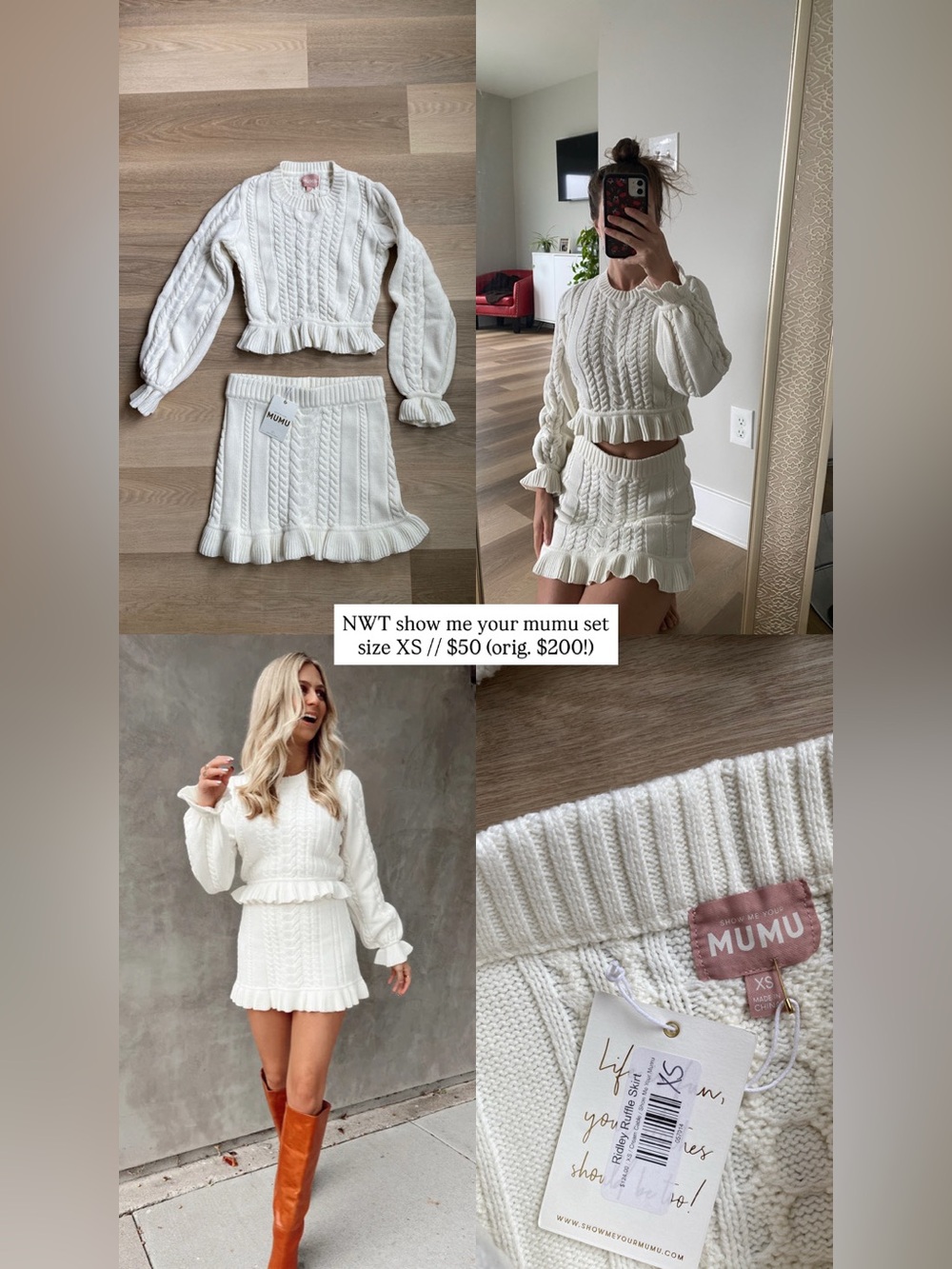 NWT show me your mumu set size XS